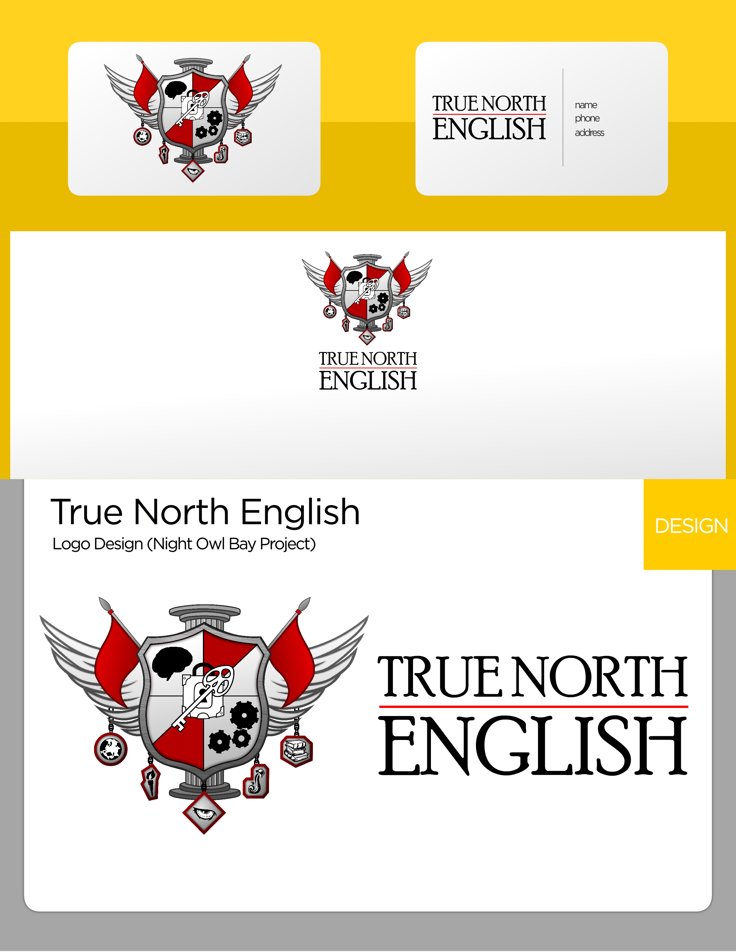 True North English Logo
