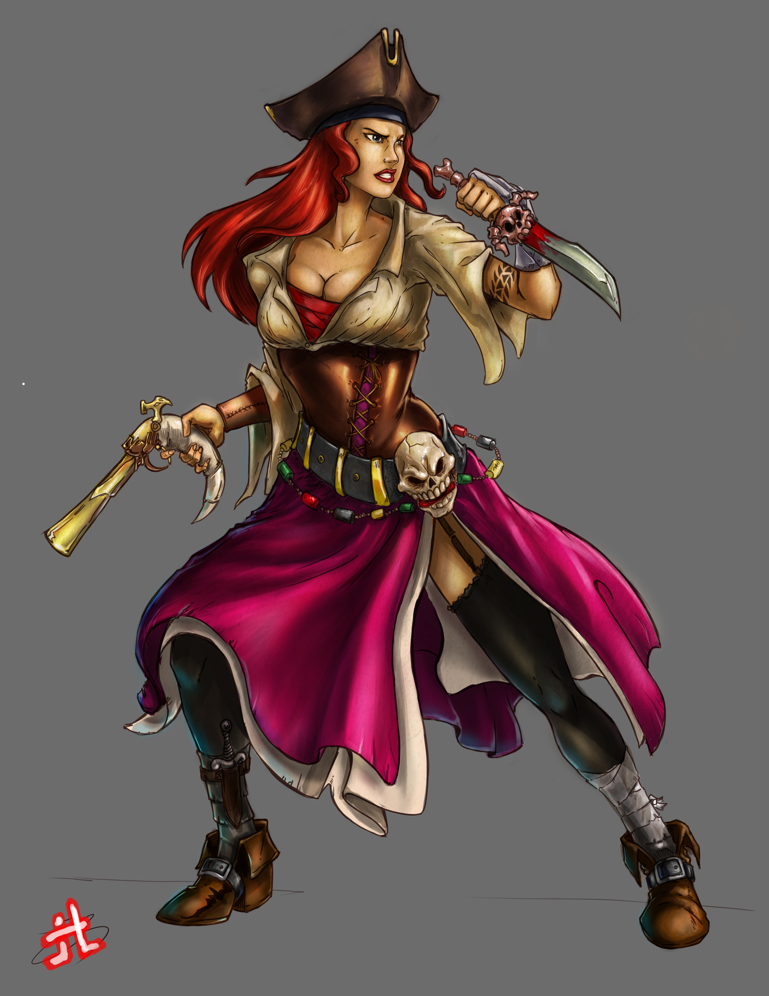Pirate Girl - Colors